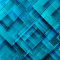 Bright blue glossy squares abstract technology background Royalty Free Stock Photo