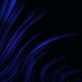 Bright blue gradient background with smoothly curved lines.
