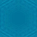 Bright blue hexagonal dotted lines tech abstract background Royalty Free Stock Photo