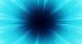 Bright blue light rays emanating from a dark center Royalty Free Stock Photo