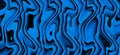 Bright blue neon glowing distorted abstract wavy pattern. Dynamic motion.