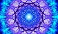 Bright mandala Art with a vibrant energy effect