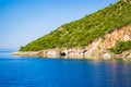 Picturesque Lefkada island coast and Ionian Sea Greece Royalty Free Stock Photo