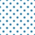 Bright blue star pattern seamless abstract background Royalty Free Stock Photo