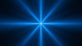 Bright Blue Starburst Light Effect Abstract Glowing Energy Explosion image photo Royalty Free Stock Photo