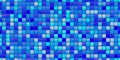 Bright blue swimming pool mosaic tile seamless pattern