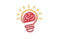 Bright Brain Lamp Logo