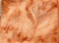 Bright brown and terra cotta watercolor background