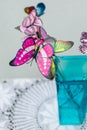 Bright butterflies. Royalty Free Stock Photo
