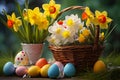 cheerful easter arrangement