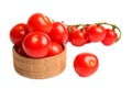 Bright cherry tomatoes