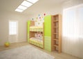 Bright children interior