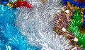 Bright Christmas Tinsel Background