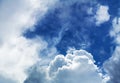 Bright cloudscape background Royalty Free Stock Photo