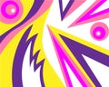 Bright color abstract blurred pattern yellow pink lilac