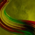 Bright color abstraction. Gradient lines. Smooth transitions. Royalty Free Stock Photo