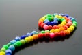 Bright color beads Royalty Free Stock Photo