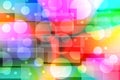 Bright color bokeh background