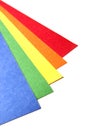 Bright Color Craft paper Royalty Free Stock Photo