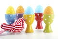 Bright Color Easter Eggs Royalty Free Stock Photo