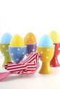 Bright Color Easter Eggs Royalty Free Stock Photo