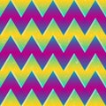 Bright color zigzag seamless pattern