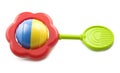 Bright Colored Baby Rattle