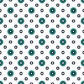 Bright colored circles seamless geometric pattern for your design Royalty Free Stock Photo