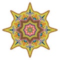 Bright Colored Mandala. Oriental Decoration Pattern. Royalty Free Stock Photo