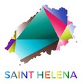 Bright colored Saint Helena shape.