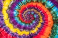 Bright Colorful Abstract Psychedelic Ice Tie Dye Design Pattern