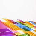 Bright colorful abstract tile background