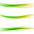 Bright colorful abstract transparent swoosh line Royalty Free Stock Photo