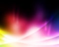 Bright colorful abstract in vivid beautiful lights
