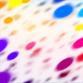 Bright Colorful Background with Bokeh Lights. Abstract Rainbow Colored Confetti for Parties, Celebrations and Carnivals Royalty Free Stock Photo