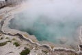 Geiser in Yellowstone National Park in Wyoming Royalty Free Stock Photo