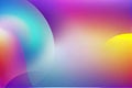 Bright and Colorful Blurred Gradient Mesh Background with a Rainbow of Hues Royalty Free Stock Photo