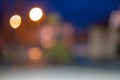 Bright colorful bokeh circles at night. Blurred city lights background Royalty Free Stock Photo