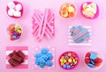 Bright colorful candy background Royalty Free Stock Photo