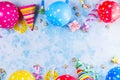 Bright colorful carnival or party scene Royalty Free Stock Photo