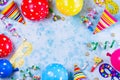 Bright colorful carnival or party scene Royalty Free Stock Photo