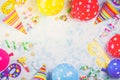 Bright colorful carnival or party scene Royalty Free Stock Photo