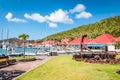 Gustavia, harbor landscape