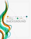 Bright colorful line abstract background Royalty Free Stock Photo