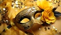 Bright, colorful masquerade masks bring joy to celebration generated by AI