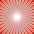 Bright colorful radial, radiating lines. Starburst / sunburst ba Royalty Free Stock Photo