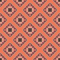 Bright colorful seamless pattern with alternating rhombuses Royalty Free Stock Photo