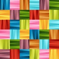 Bright Colorful Seamless Pattern of Striped Gradient Blue, Brown, Green, Red, Pink, Violet, Yellow Squares Royalty Free Stock Photo