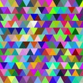 Bright colorful vector seamless pattern with triangles. Abstract background. Royalty Free Stock Photo