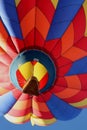 Bright colors flying across Albuquerque during the Albuquerque International Balloon Fiesta with a beautiful Sunrise.